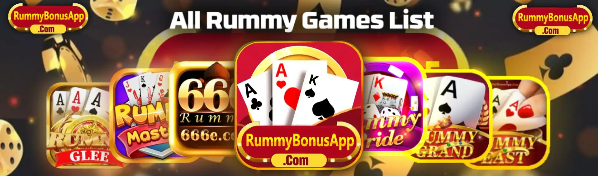 All Rummy List Header Banner